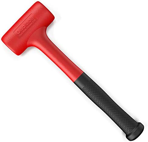 Olsa Tools 3 lb Dead Blow Hammer | Non-Marring Polyurethane Head | Rebound Resistant and Impact Absorbing | Soft Face Installation Tool | Professional Grade Automotive Dead Blow Mallet