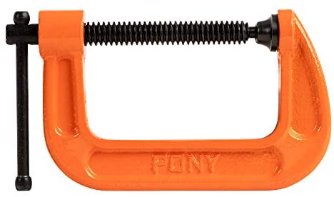 Milescraft 4006 3in Bench Clamp – Heavy Duty Hold Down Clamp with Non-Marring Rubber Pad for Use with T-Tracks, Clamp Tables & Clamp Plates on Different Woodworking Projects