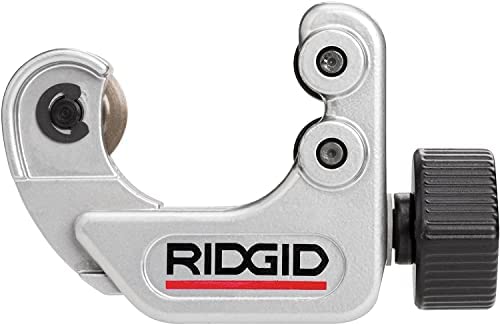 RIDGID 32975 Model 103 Close Quarters 1/8″ To 5/8″ Copper, Aluminum, Brass, And Plastic Tubing Compact Cutter