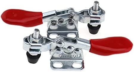 SING F LTD 2Pcs Gh102B 100Kg Holding Capacity Quick Release Vertical Fixture Toggle Clamp 27Kg Hold Down Clamps