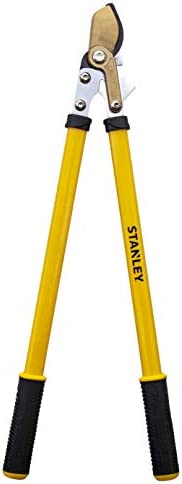STANLEY SXGT6360E Accuscape Proseries Drop Forged Sync Drive Geared Bypass Lopper, Yellow/Black