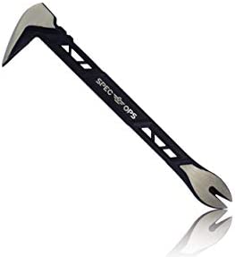 Spec Ops Tools 10″ Nail Puller Cats Paw Pry Bar, High-Carbon Steel, 3% Donated to Veterans,