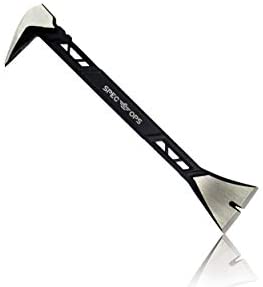 Spec Ops Tools 11″ Molding Pry Bar Nail Puller Cats Paw, High-Carbon Steel, 3% Donated to Veterans,