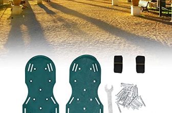Spiked Sandal, Lawn Aerator Sandals Adjustable Widely Applicable with a Mini Wrench for Patio for Yard for Boots for Garden Excavation