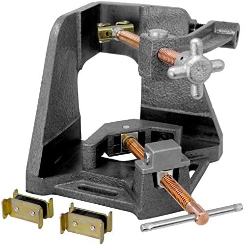 Strong Hand, 3-Axis Fixture Vise with Quick Acting Screw, Two Stand-Offs, Swing Away Arm with 3.75-Inch Miter Joint, 2.45-Inch T-Clearance – WAC35-SW
