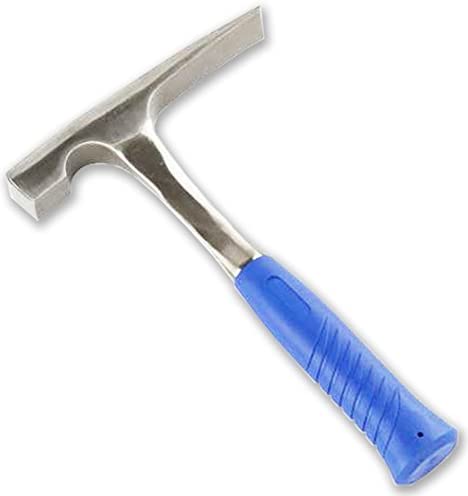 ToolUSA 12-1/2 Inch Long Steel Brick Hammer With Chisel: LATE-19543