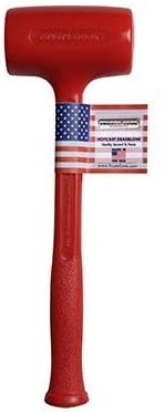 Trusty-Cook Model 3-45 oz Polyurethane Dead Blow Hammer – Red