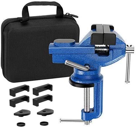 Vise Universal Rotate 360° Work Clamp-on Vise Table Vise, 3″