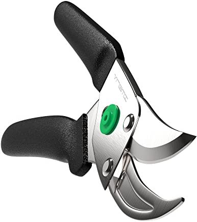 Vremi Garden Pruning Shears – Heavy Duty Garden Clippers with Rust Proof Stainless Steel Blades and Safety Lock Design – Ergonomic Handheld Gardening Tool – Bypass Trimmer Pruner Shears (Double)