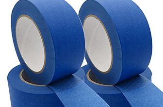 WELSTIK Blue Painters Tape 2 Inches Wide,Removable Masking Tape, for House Decoration, 3D Printer, Calligraphy and Painting, Advertising Production,etc, Easy-Tear, 2” X 60YDs/ Rolls 240 Total Yards