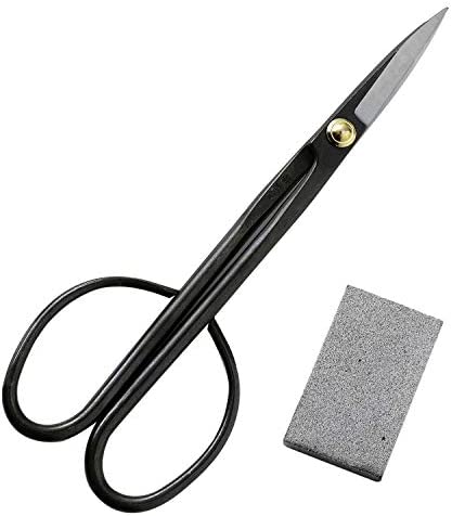 Hanafubuki Wazakura Leather Bonsai Scissors Holster, Made in Japan, Durable Garden Tool Holder with Belt Loop – Brown