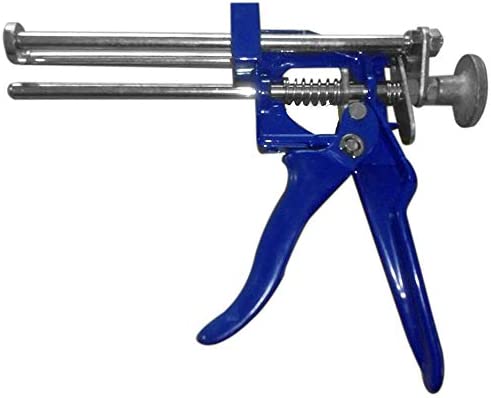 Wellmade Tool 3311 Dual Cartridge Caulking Gun – Hand Operated – 50 ml x 25 ml capacity, Mechanical advantage 18 to 1