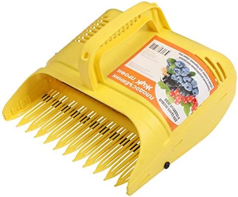 byMall Plastic Berry Pickers and rakes with Ergonomic Soft Touch Handle and Reinforced Coated Teeth for Picking Berries: Cranberries Blueberries lingonberries Strawberries Blackberries Currants