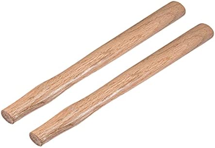 uxcell 16 Inch Hammer Wooden Handle Wood Handle Replacement for 2 to 4 Lb Hammer Oval Eye 2 Pack