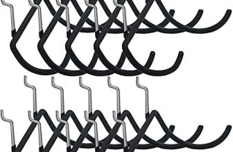 10 Pack Pegboard Power Tool Holder Pegboard Drill Holder Utility Heavy Duty Pegboard Hanger Hooks for Organization of Kits, Accessories etc(Black)