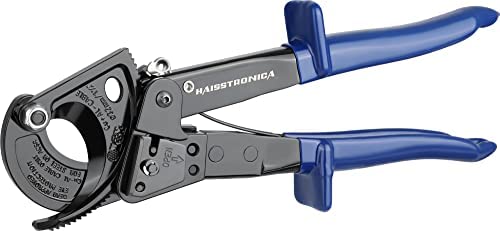 haisstronica Cable Cutters-Ratchet Wire Cutting-Heavy Duty Cable Wire Cutters For Aluminum Copper-Max 240mm²/10.23Inch Cutter Pliers