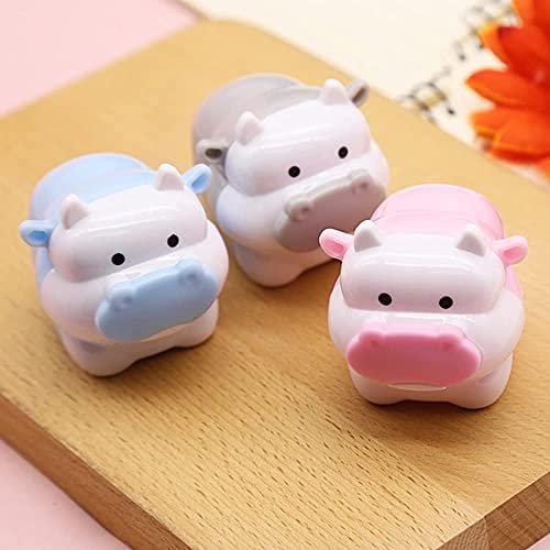 1Pc Cute Cattle Design Sharpener Cow Ox Kawaii Pencils Sharpeners Girls Gifts Stationery Office Supplies Nice Design Deft Processed