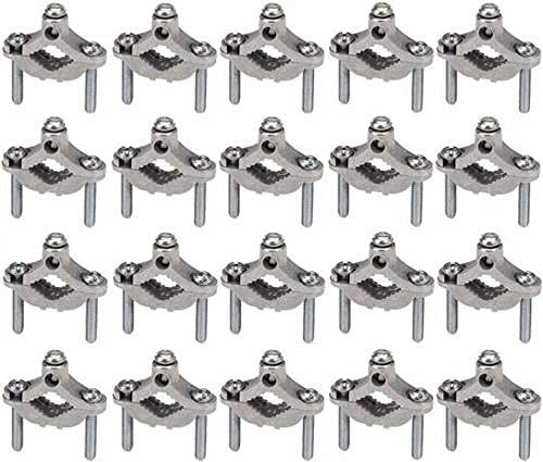 20 Water Pipe Ground Clamps Zinc fits 1/2-1 UL Approved