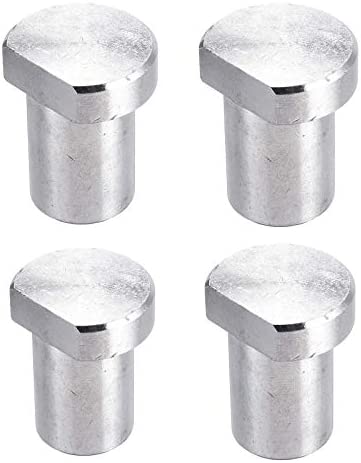 4PCS 20MM Bench Dogs, Workbench Peg Brake Stops Table Workbench Positioning Planing Plug Stainless Steel Bench Dogs for 20mm Dog Hole