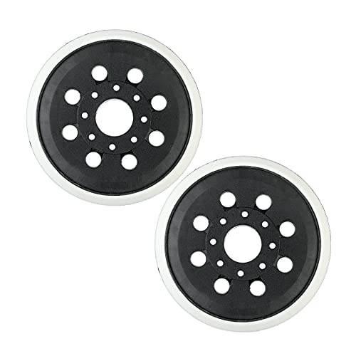 5 Inch Hook & Loop Replacement Orbital Sander Backing Pad for Bosch RS034 RS035 Compatible with Bosch Models ROS10 ROS20 ROS20VS ROS20VSC ROS20VSK (2 Pack)