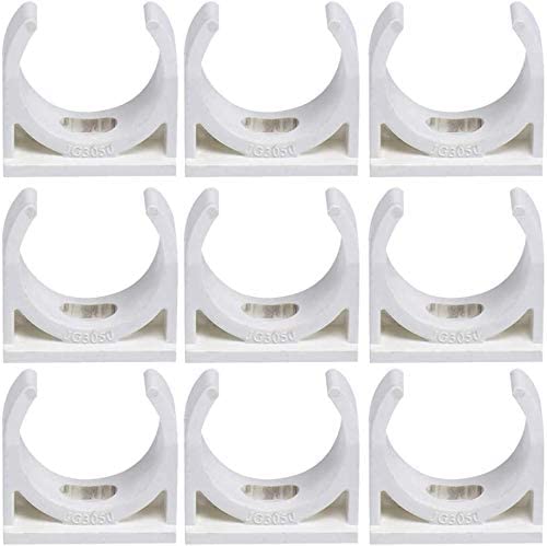 50PCS Pex Pipe Support Hangers 5/8 Inch U-Hook Pex Holder PVC Pipe Clamps Clips (20MM)