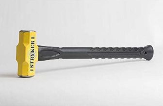 ABC Hammers XHD824S 8 Pound Steel Sledge Hammer with 24" Steel Reinforced Poly Handle