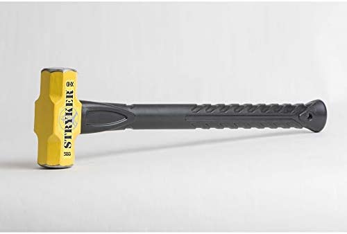 ABC Hammers XHD824S 8 Pound Steel Sledge Hammer with 24″ Steel Reinforced Poly Handle