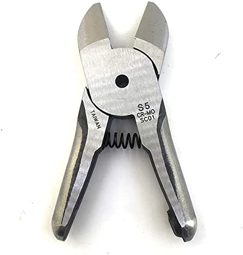 Air Nipper Scissors Cutter Head Extra Replacement Blade Sharp HS20 Pneumatic Shear Cutting Pliers Heads Metal Wire Cutter Cutting Tool S5 for Cutting Iron Wire 2.0mm Copper Wire 2.6mm