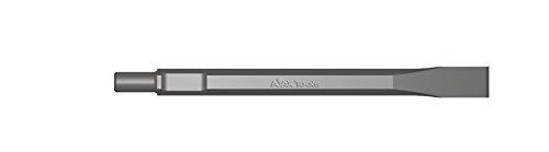 Ajax Tool Works 5001 Flat Chisel, Electric Jack Hammer Chisel for Demolition and Concrete Breaker, Spline Shank, 12″