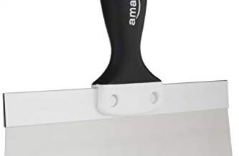 Amazon Basics 8" Soft Grip, Stainless Steel Tape Knife with Hammer End