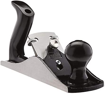 Amazon Basics No.4 Adjustable Universal Bench Hand Plane with 2-Inch Blade for Precision Woodworking