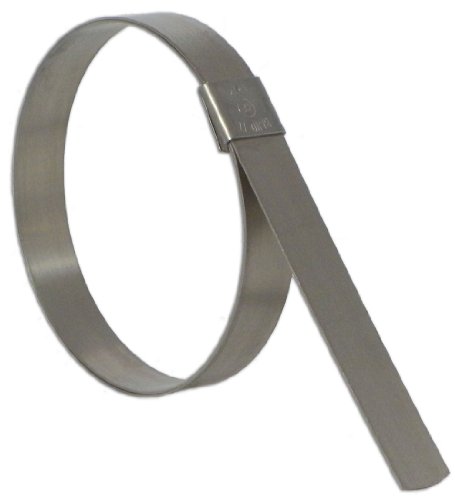 BAND-IT CP20S9 5/8″ Wide x 0.025″ Thick 5″ Diameter, 201 Stainless Steel Center Punch Clamp (25 Per Box)