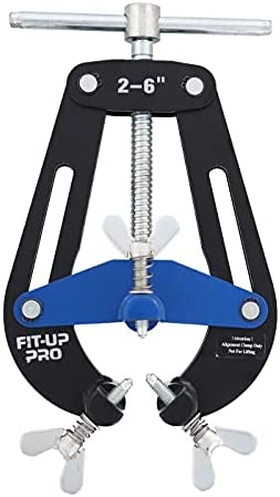B&B Pipe 1221 PDQ Pipe Clamp (Medium) fits 2″ to 6″ Pipe for Pipe Fitting, Fit Up, and Welding (One Pack)