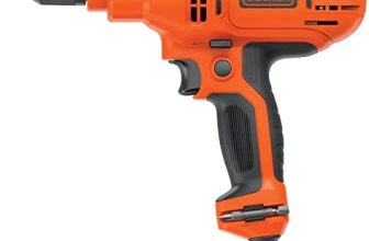 BLACK+DECKER 6.0 Amp 3/8 in. Electric Drill/Driver Kit (DR340C)
