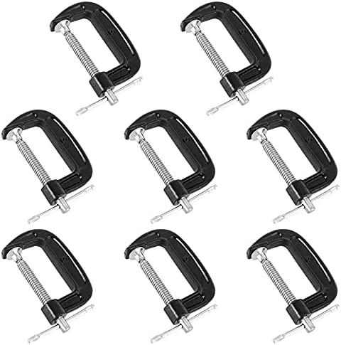 90 Degree Positioning Squares.DSHTP Right Angle Clamps 4.7 x 4.7″(12 x 12 cm) Woodworking Carpenter Tool Corner Clamping Square, Aluminum Alloy L-Type Corner Clamp for Picture Frames, Boxes,Cabinets