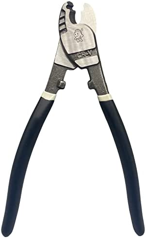 BOOSDEN 8 inch Cable Cutters,Heavy Duty Cable Cutting, High Leverage Cable Pliers for Aluminum,Wire,Communications Cable Cutting