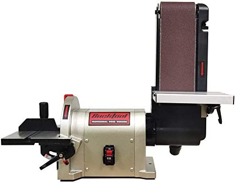 BUCKTOOL BD4801 Bench Belt Sander 4 in. x 36 in Belt and 8 in. Disc Sander with 3/4HP Direct-drive Motor