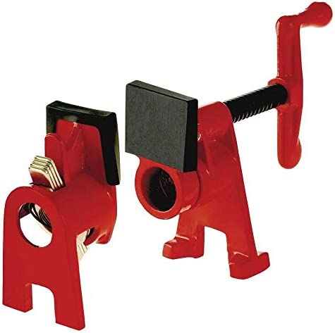 Bessey BPC-H12 1/2-Inch H Style Pipe Clamps, 4 Pack