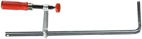 Bessey GTR30B6 All Steel Table Clamp with 11 13/16″ Capacity x 2 5/16″ Throat Depth & 400 lb Clamping Force, Red/Silver