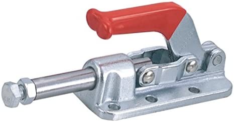 CLAMPTEK Push pull Toggle Clamp straight line action clamps with flange base CH-36330
