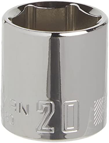 CRAFTSMAN Shallow Socket, Metric, 3/8-Inch Drive, 20mm, 6-Point (CMMT43580)