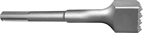 Jazar Durable Chromium Molybdenum Steel Universal Air Hammer Punch Chipping Bits Tool, Chisel Set, Round Shank for Masonry Drilling Concrete Demolition