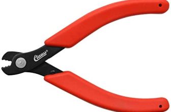 Clauss Snapper Wire Cutters with Round Points, Red, 5.75"