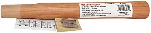 Vaughan & Bushnell 178-10 24-oz Bricklayers Hammer with 11-1/2″ Hickory Handle (BL24)