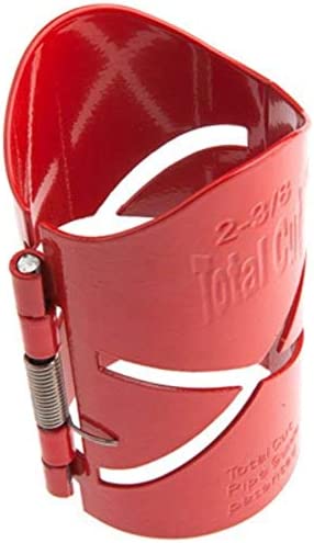 Forney 70620 Pipe Cutting Guide, Total Cut, 2-3/8-Inch , Red