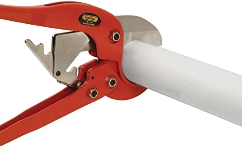 General Tools 118 Heavy-Duty Ratchet PVC Pipe & Hose Cutter, Cuts Up to 2 Inch OD (51mm)
