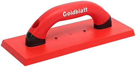 Goldblatt 4″ x 10″ Grout Float – Extra Clean Rubber Grout Float, Floor & Tile Urethane Grout Tools with Soft-Grip Handle for Masonry, Concrete, Stucco, Drywall