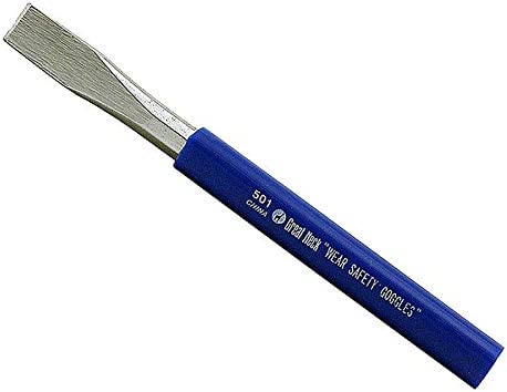 GreatNeck 501C Flat Cold Chisel, 5-Inch x 5/16 Inch