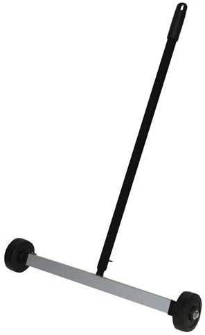 Grip 17″ Magnetic Pickup Floor Sweeper – 4.5 Pound Capacity – Extends from 23″ to 40″ – Easy Cleanup of Workshop, Garage, Construction