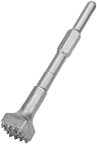 Hammer Chisel Bit, Aluminum Alloy Electric Pick-up Hammer for Concrete Grinding and Flattening Brushed Stone Surface(Square head 16 teeth)